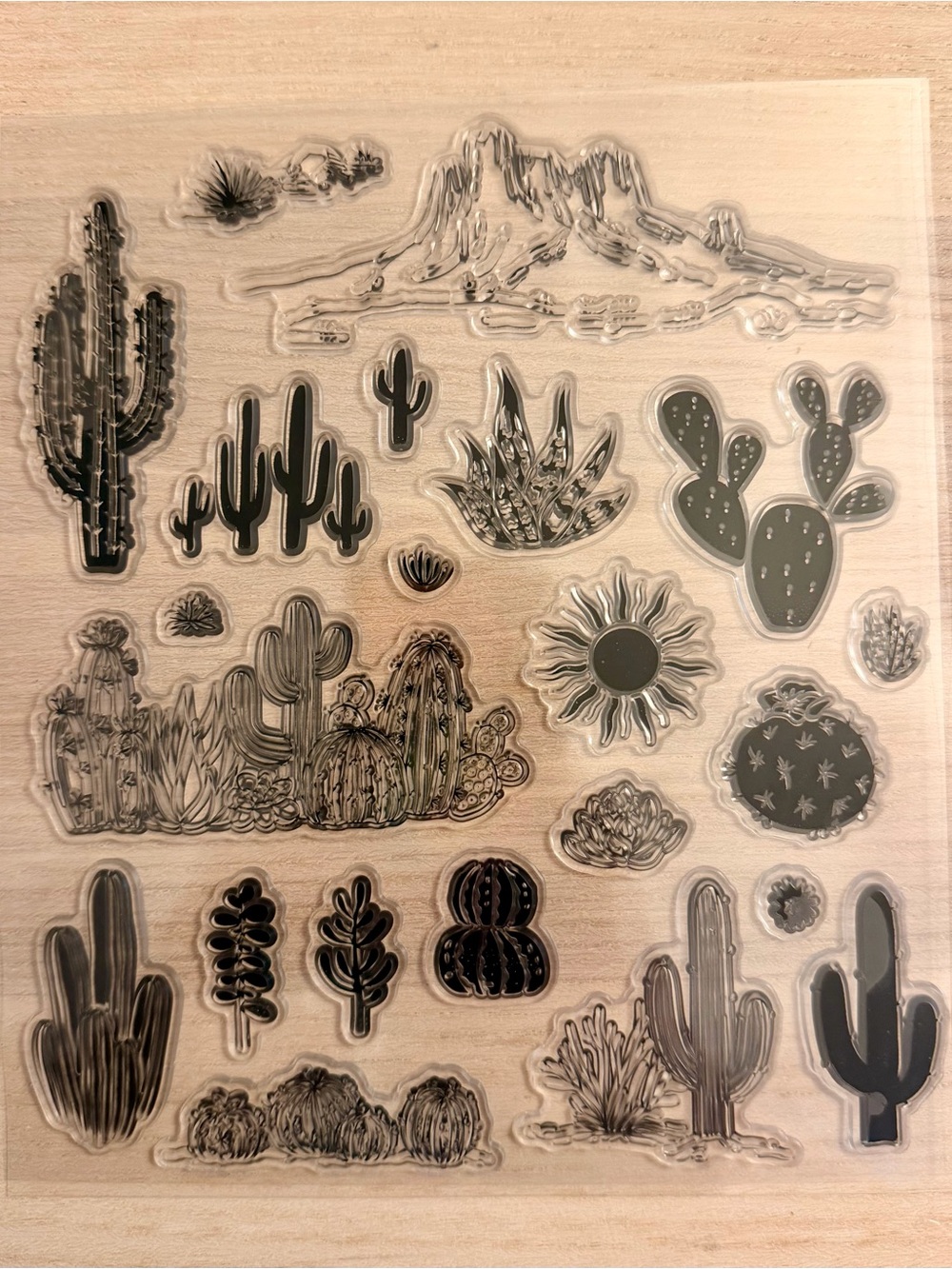 Archer & Olive - Layered lands - Stamp set